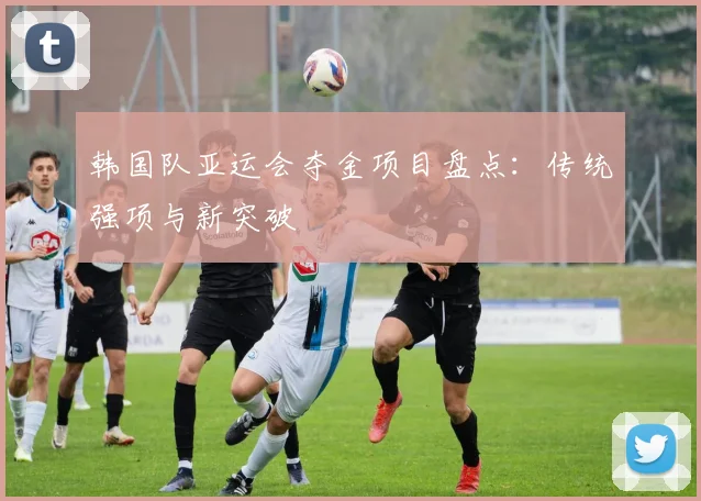 韩国队亚运会夺金项目盘点:传统强项与新突破